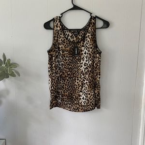 EXPRESS Leopard Print Tank Top